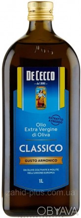 Итальянское оливковое масло De Cecco classico. 1литр.. . фото 1