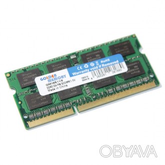 
Планка памяти для ноутбука SODImm 8 GB DDR3 1600MHz GOLDEN MEMORY (box) GM16S11. . фото 1