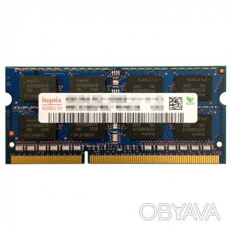 
Оперативная память для ноутбука SODImm 8 GB DDR3 1866MHz Hynix Org 1.35V HMT41G. . фото 1