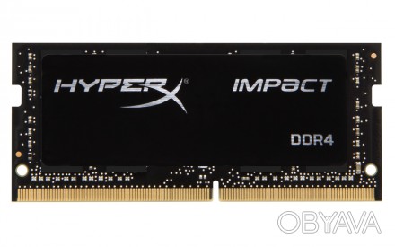 
Память для ноутбука SODImm 8 GB DDR4 2666MHz kingston HyperX IMPACT CL15 (box) . . фото 1