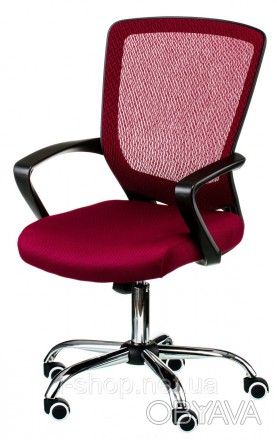  Тип: Кресло офисное 
Цвет: красный. 
Материал покрытия: спинка - сетка, сидение. . фото 1