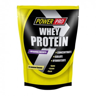 Сывороточный протеин концентрат Power Pro Whey Protein (1 кг) павер про вей fla. Киев. фото 1 Сывороточный протеин концентрат Power Pro Whey Protein (1 кг) павер про вей fla. Киев. фото 1