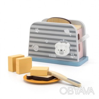 Іграшковий тостер Viga Toys PolarB дозволить дитині відчути себе домашнім помічн. . фото 1