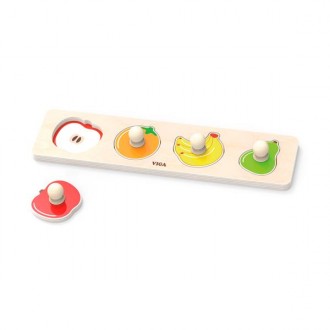 Дерев'яна рамка-вкладиш Viga Toys Фрукти (44531). Київ. фото 1 Дерев'яна рамка-вкладиш Viga Toys Фрукти (44531). Київ. фото 1