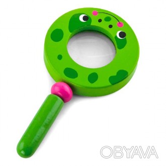 Дерев'яна іграшка Viga Toys Збільшувальне скло – це дитячий оптичний прила. . фото 1