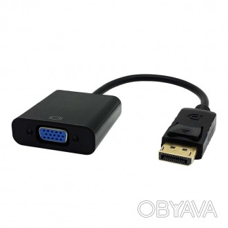 Адаптер DP — VGA используется для преобразования сигнала, получаемого с DisplayP. . фото 1