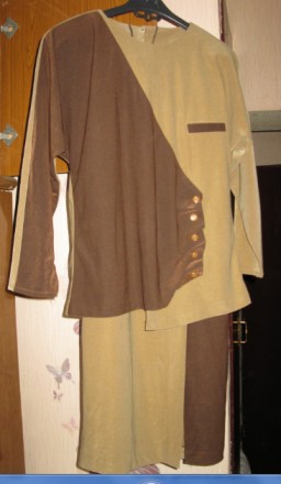 Модный костюмчик женский для деловой женщины,комбинированный двух.цвет. юбка и к. . фото 8