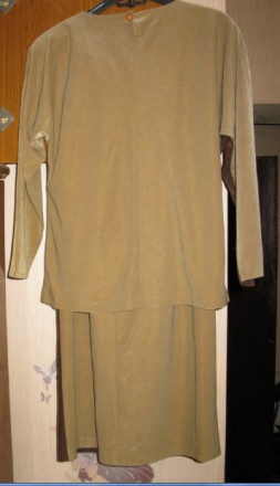 Модный костюмчик женский для деловой женщины,комбинированный двух.цвет. юбка и к. . фото 7