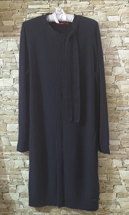 Стильное платье машинная вязка с узором немецкого бренда S.Oliver размер UK 16 в. . фото 10