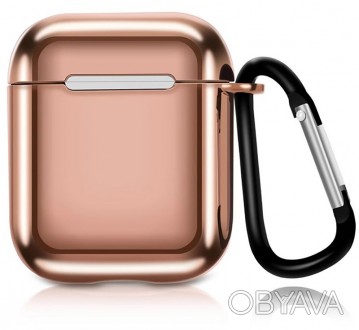 Кейс TOTO Electroplate TPU Cover Case AirPods Gold. . фото 1