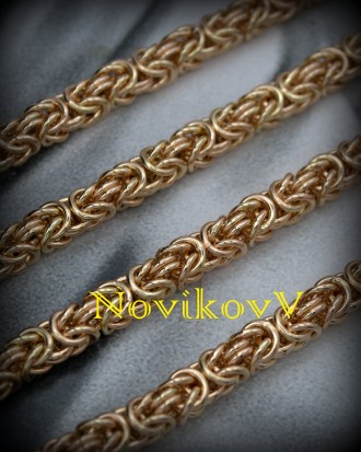 Стильная цепь плетения Лисий Хвост  , для мужчин и женщин , возможно изготовлени. . фото 3