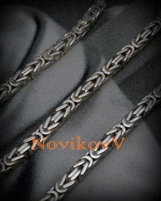 Стильная цепь плетения Лисий Хвост  , для мужчин и женщин , возможно изготовлени. . фото 2