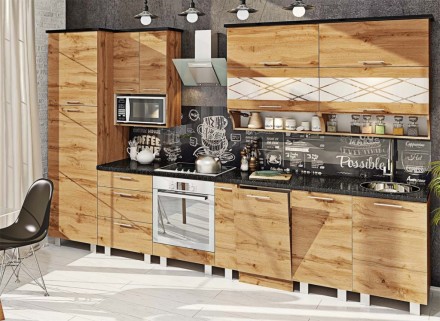 Предлагаем новые стильные кухни Эко с фасадами дсп ламинированными в недорогом ц. . фото 7