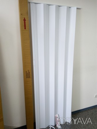 Ширма - гармошка белая 820х2030х0,6 мм (эконом вариант)
Дверь гармошка ширма ста. . фото 1