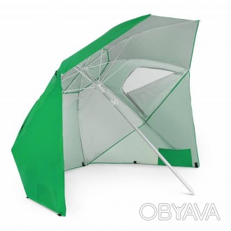 Пляжный зонт Sora зеленый
Надежный каркас
Прочная основа, сделанная из качествен. . фото 1