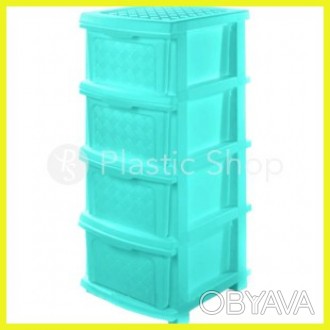 Характеристики товара : "Комод пластиковый R-plastic 4 яруса мятный"
Производите. . фото 1