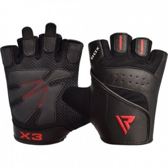 Перчатки для фитнеса RDX S2 Leather BlackТренируйтесь как профессионал и получай. . фото 2