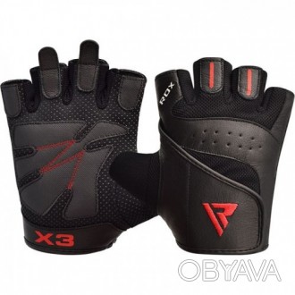 Перчатки для фитнеса RDX S2 Leather BlackТренируйтесь как профессионал и получай. . фото 1