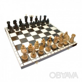 Производитель:Madon (Польша) Шикарные игровые шахматы Королеские большие инкруст. . фото 1