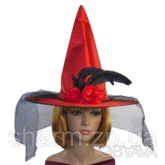 Шляпа Ведьмы атласная красная
Оригинальный и интересный ассортимент по доступным. . фото 1