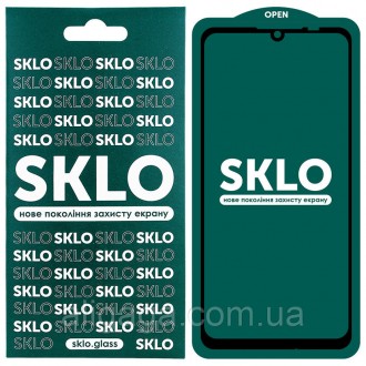 Защитное стекло SKLO 5D (full glue) для Xiaomi Redmi Note 7 / Note 7 Pro / Note . . фото 2