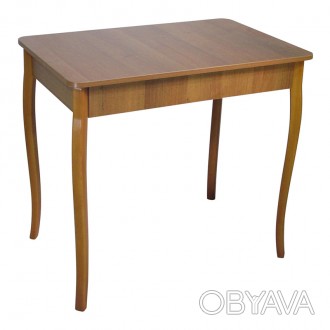 Изящный стол классического дизайна с прямыми деревянными ногами из натурального . . фото 1