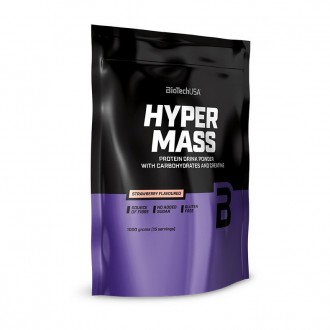 Гейнер для набору маси BioTech Hyper Mass 1 кг полуниця. Киев. фото 1 Гейнер для набору маси BioTech Hyper Mass 1 кг полуниця. Киев. фото 1