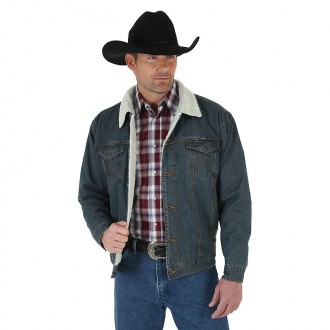 Зимние джинсовые куртки на меховой подкладке Wrangler из США.
В наличии размеры. . фото 3