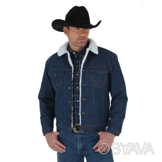 Зимние джинсовые куртки на меховой подкладке Wrangler из США.
В наличии размеры. . фото 1
