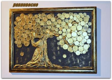 Денежное дерево(картина)символ благополучия, чудесный подарок для любого праздни. . фото 5