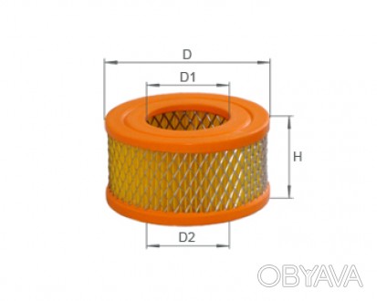 Фільтр повітряний компресора 108х67х52
D: 108 D1: 67 H: 52. . фото 1
