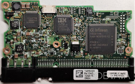 Плата электроники (контроллер) 08K1978 для жесткого диска 40-160GB 7200rpm 2MB I. . фото 1