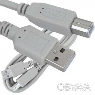 Шнур призначений для підключення пристроїв з роз'ємом USB (комп'ютер, ноутбук, ф. . фото 1