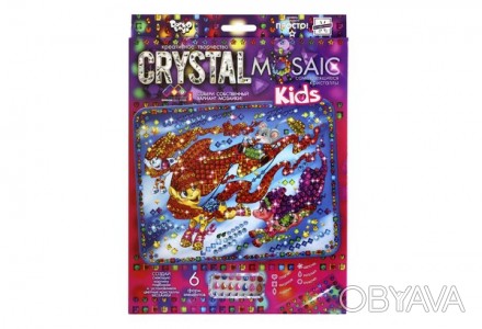 Набір Мозаїка з кристалів Crystal Mosaic Kids 03 Поні Danko Toys CRMk-01-03
 
"C. . фото 1