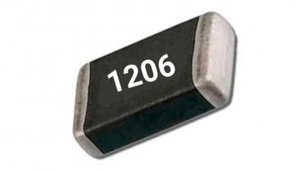 Резистор SMD 1206 1% 3.3R. Цена указана за 25 штук.. . фото 2