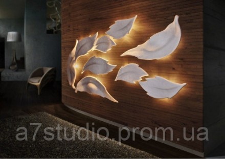 3Д панели с подсветкой -замечательно украсят просторную гостиную, уютную спальню. . фото 2