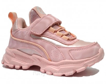Детские розовые кроссовки для девочки CLIBEE. 
Материал верха - эко-кожа, нейлон. . фото 3