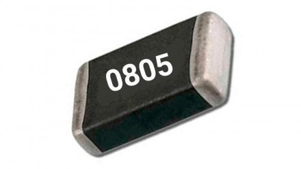 Резистор SMD 0805 1% 1R. Цена указана за 25 штук.. . фото 2