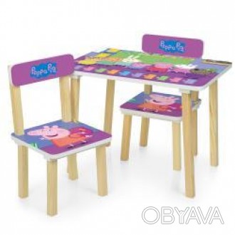  Детский столик 501-80 Свинка Пеппа
 Яркий красочный столик, за которым вашему м. . фото 1