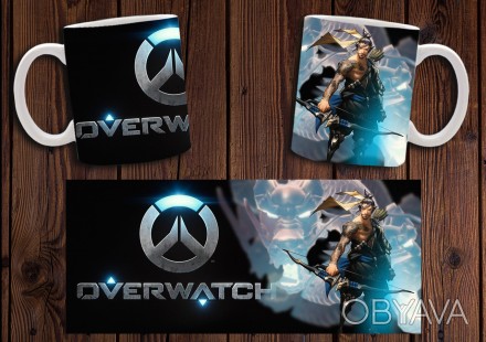 Хотите сделать подарок поклоннику игры Overwatch? Чашка с принтом Overwatch стан. . фото 1