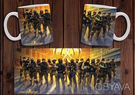 Чашка с принтом Counter-Strike: Global Offensive станет отличным подарком для по. . фото 1