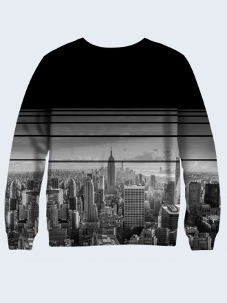 Прекрасный свитшот Нью-Йорк сверху с потрясающим фотопринтом.
	Материал:
	- Двух. . фото 3