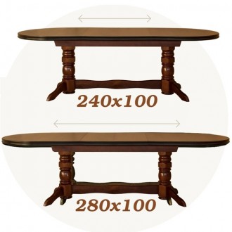 Цена в объявлении указана за раскладной стол СТ-9 и 6 стульев ЖР-8 в древесном ц. . фото 8
