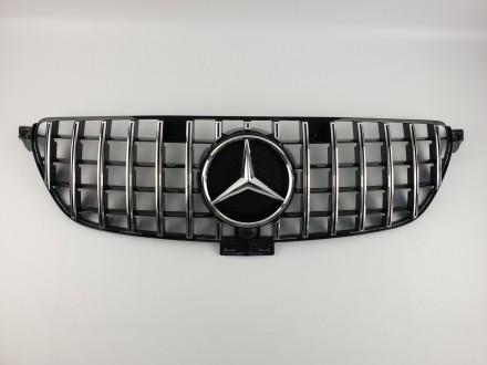 Реєтка радіатора на Mercedes GLE-Class Coupe C292 2015-2019 рік GT Panamericana (червона з вертикальними кульками. Чернівці. фото 1 Реєтка радіатора на Mercedes GLE-Class Coupe C292 2015-2019 рік GT Panamericana (червона з вертикальними кульками. Чернівці. фото 1