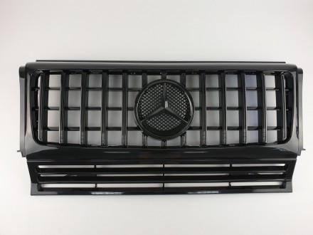 Рішення радіатора на Mercedes G-Class W463 1990-2018 рік GT Panamericana ( Чорна глянцева). Чернівці. фото 1 Рішення радіатора на Mercedes G-Class W463 1990-2018 рік GT Panamericana ( Чорна глянцева). Чернівці. фото 1