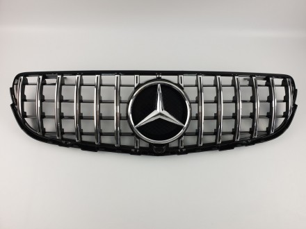 Реєстрація радіатора на Mercedes GLS-Class X166 2015-2019 рік GT Panamericana (Чорний з вертикальними кульками. Чернівці. фото 1 Реєстрація радіатора на Mercedes GLS-Class X166 2015-2019 рік GT Panamericana (Чорний з вертикальними кульками. Чернівці. фото 1