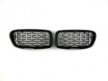 Ноздрі на BMW 3 Series F30 / F31 / F35 2012-2018 року Diamond (Чорні з сірим). Чернівці. фото 1 Ноздрі на BMW 3 Series F30 / F31 / F35 2012-2018 року Diamond (Чорні з сірим). Чернівці. фото 1