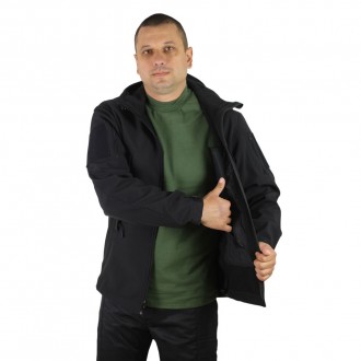 
Демисезонная куртка Soft Shell изготовлена из междуслойной полиуретановой мембр. . фото 30