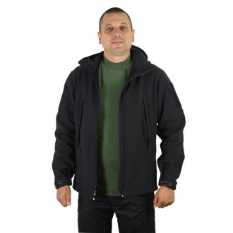 
Демисезонная куртка Soft Shell изготовлена из междуслойной полиуретановой мембр. . фото 58
