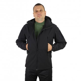 
Демисезонная куртка Soft Shell изготовлена из междуслойной полиуретановой мембр. . фото 24